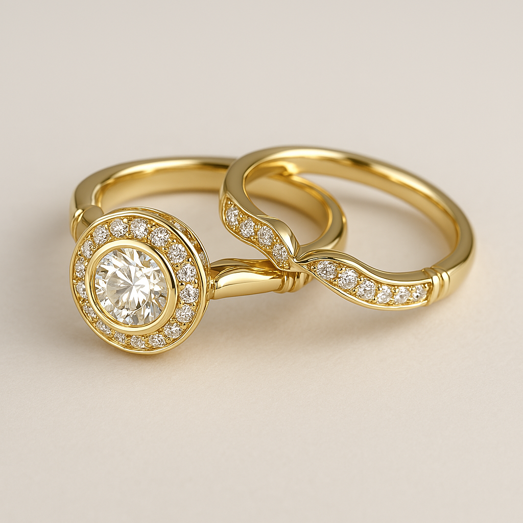 Meg | Vintage Gold Zirconia Ring