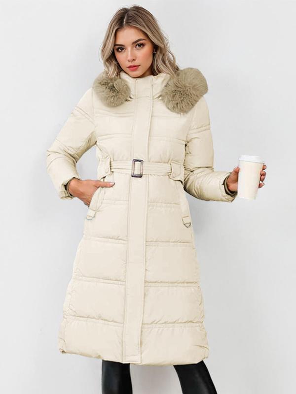 Leyla | Stylish Plush Coat with Waist Tie for Cozy Fall & Winter