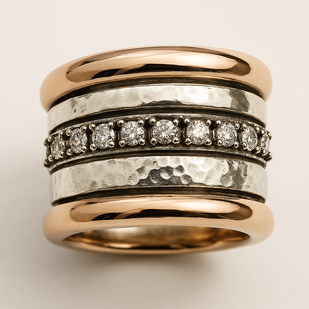 Pippa | Vintage Layered Gold Ring