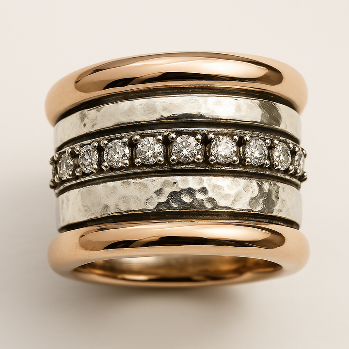 Pippa | Vintage Layered Gold Ring