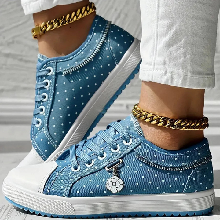 Cara™ | Elegant Women's Sneakers with Floral Details