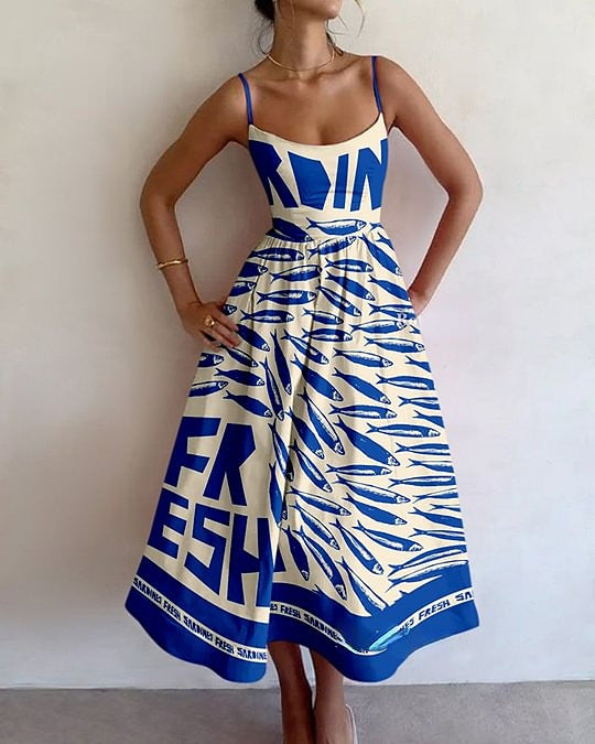 Celestine | Coastal Market Midi Dress
