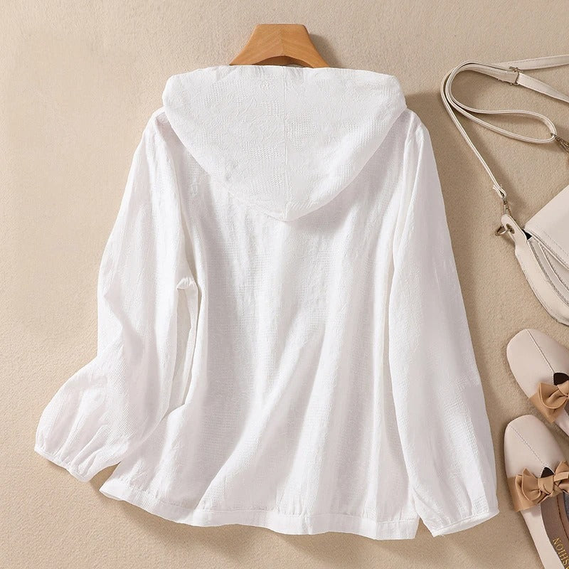 Mia™ | Relaxed Hooded Shirt