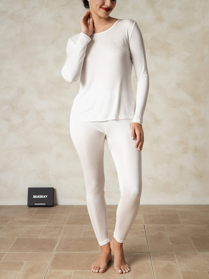 Kim | Silk Long Sleeve Top