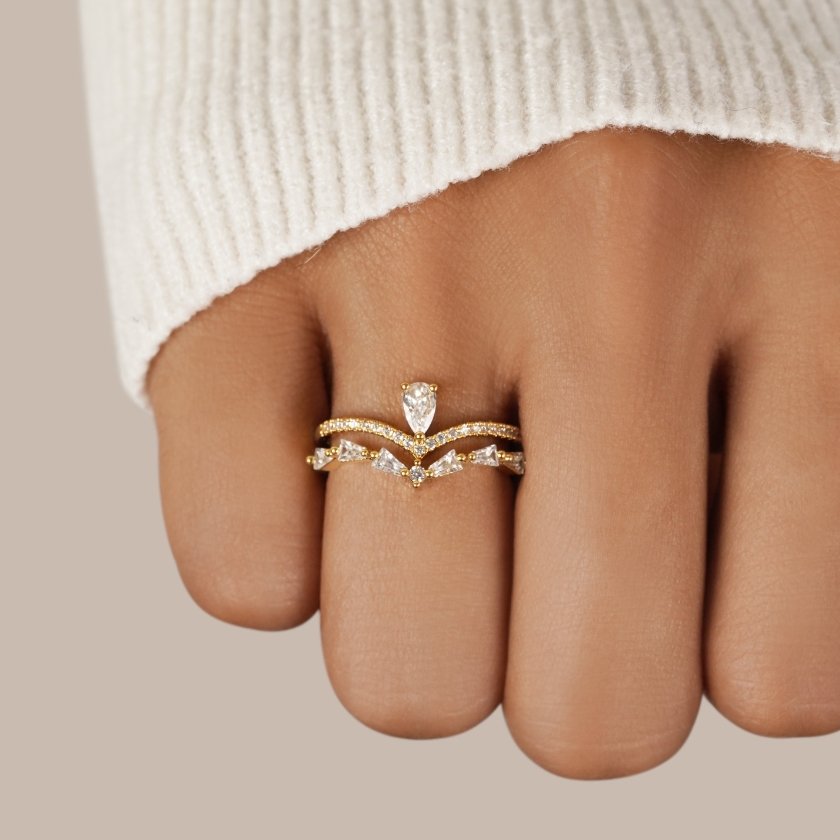 Anna | Chic Crystal Ring