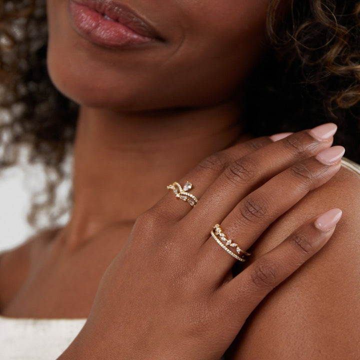 Anna | Chic Crystal Ring
