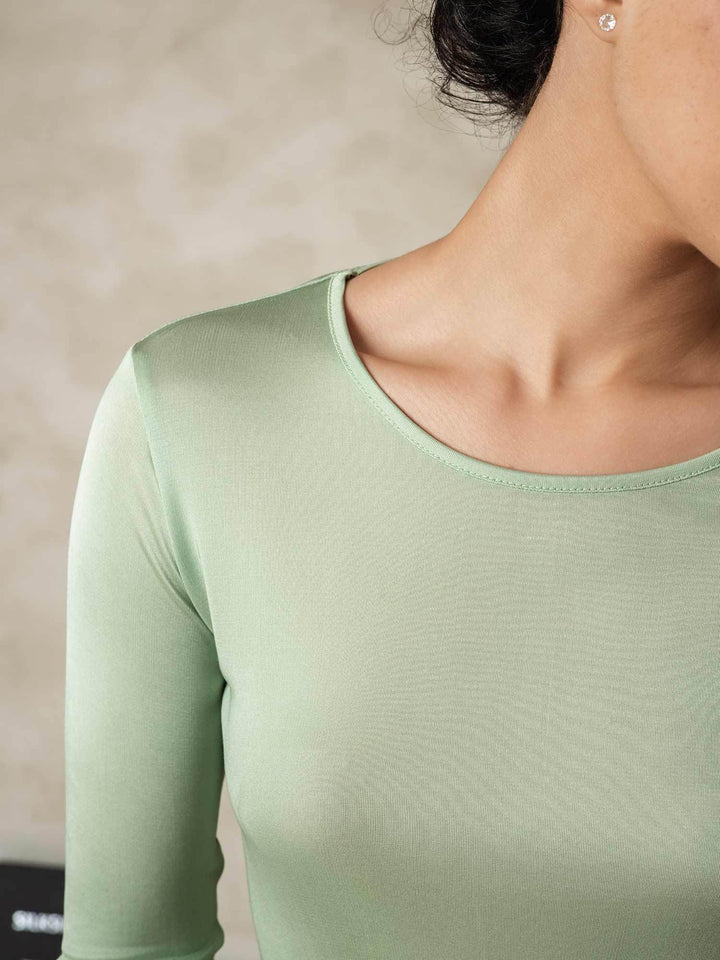 Kim | Silk Long Sleeve Top
