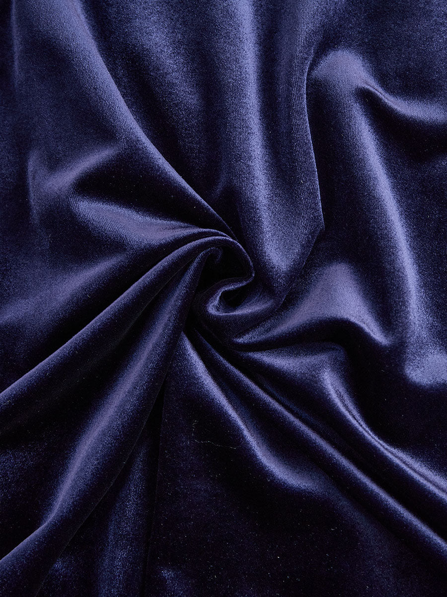 Lochboisdale | Navy Blue Long-Sleeve Midi Dress