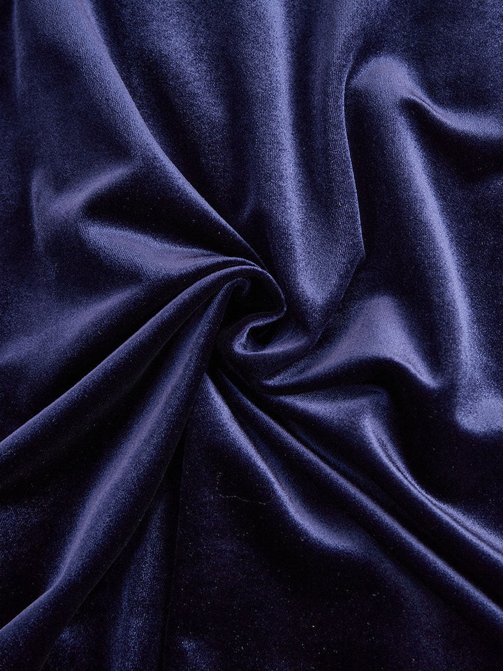 Lochboisdale | Navy Blue Long-Sleeve Midi Dress