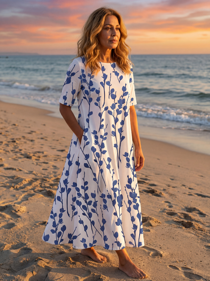 Miles | Casual Floral Midi Dress
