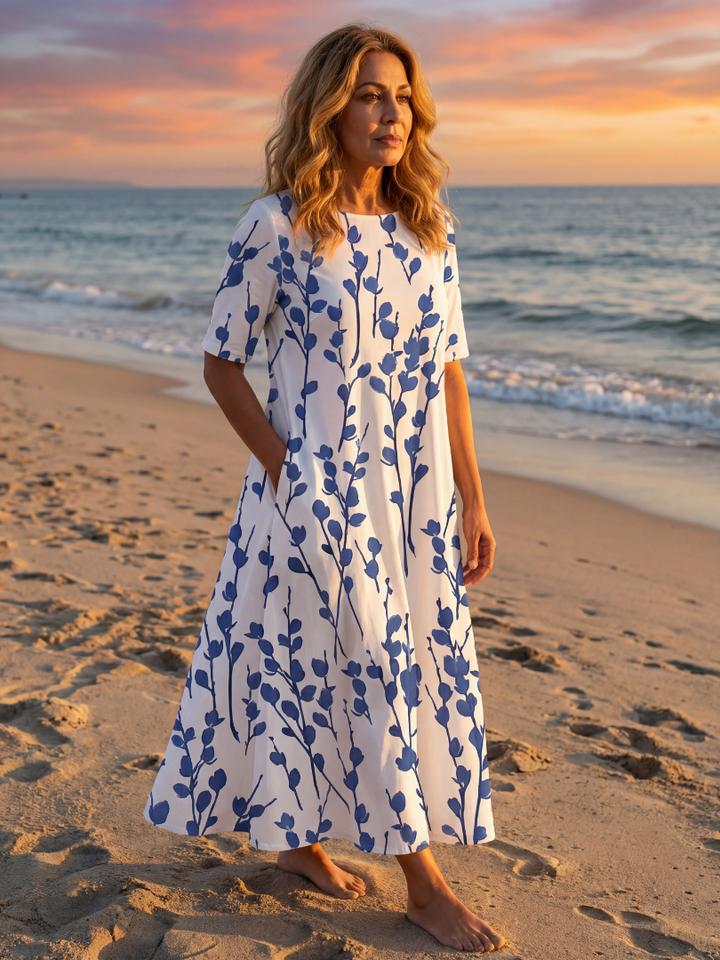Miles | Casual Floral Midi Dress