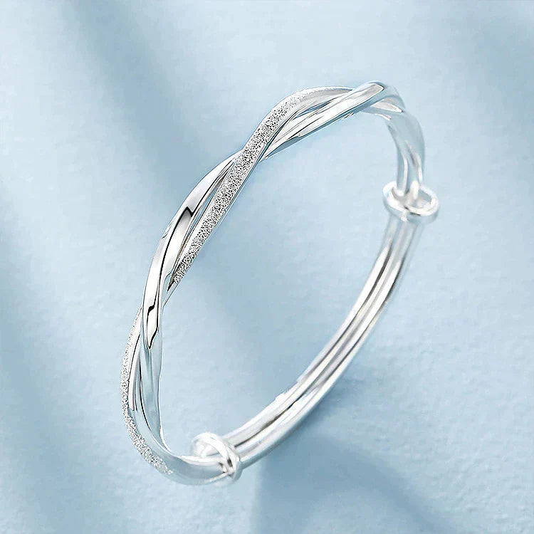Editha | Braided Silver Bracelet