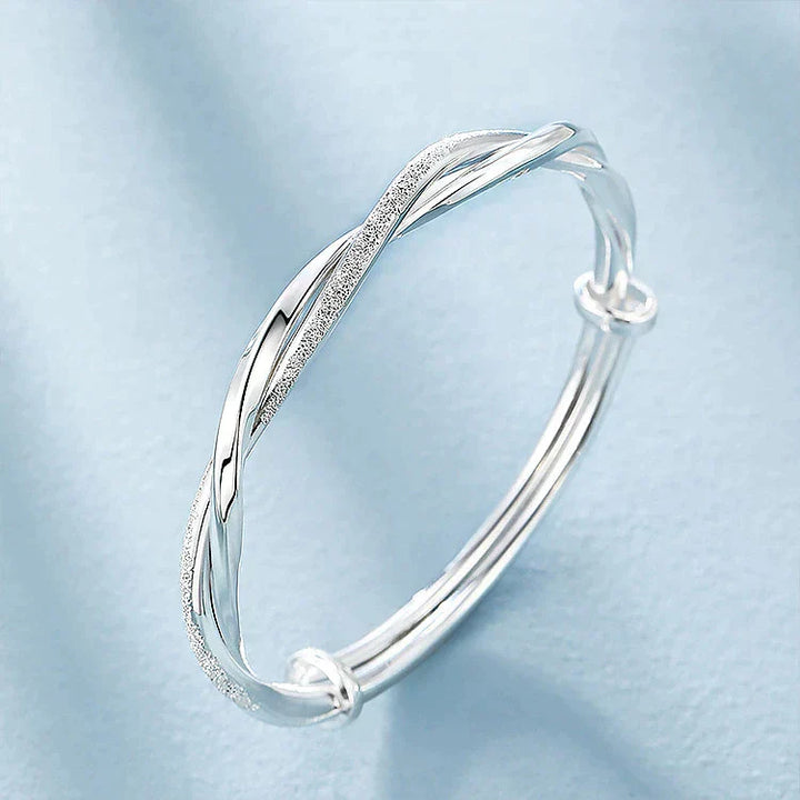 Editha | Braided Silver Bracelet