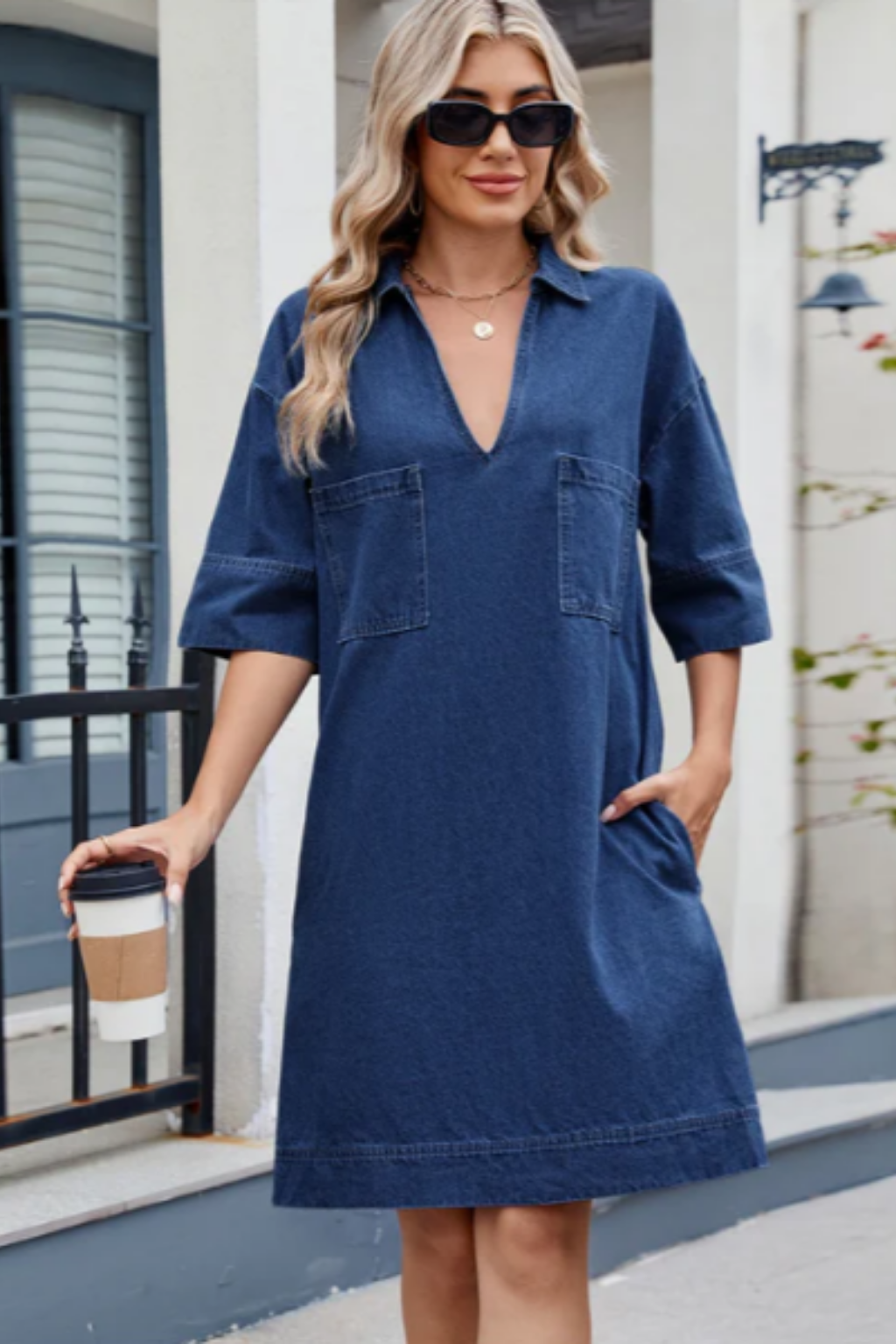Jada | Casual Denim Dress