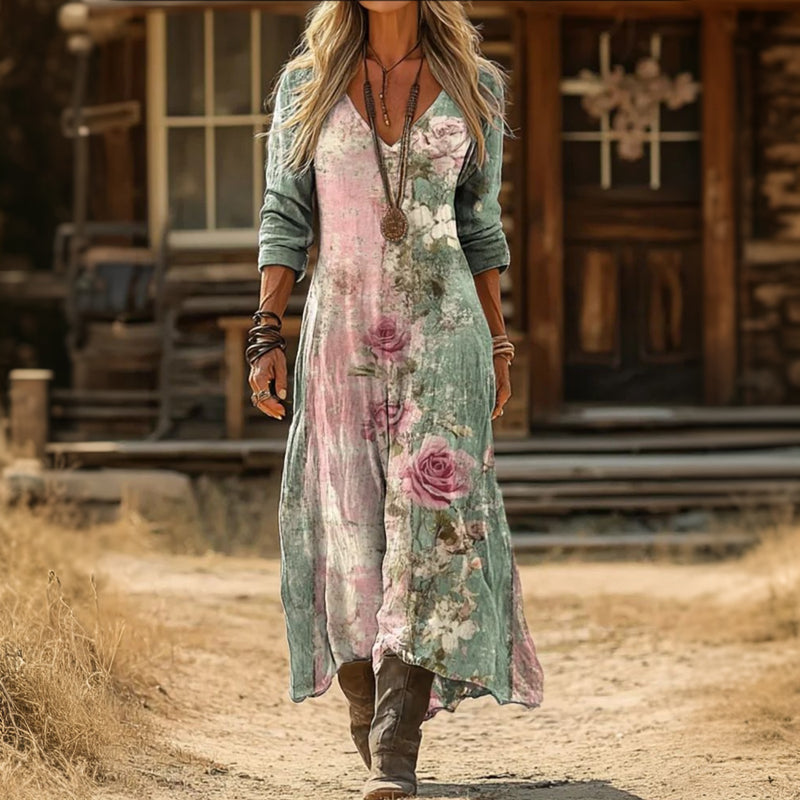 Cecile | Casual Long Sleeve Wrap Dress