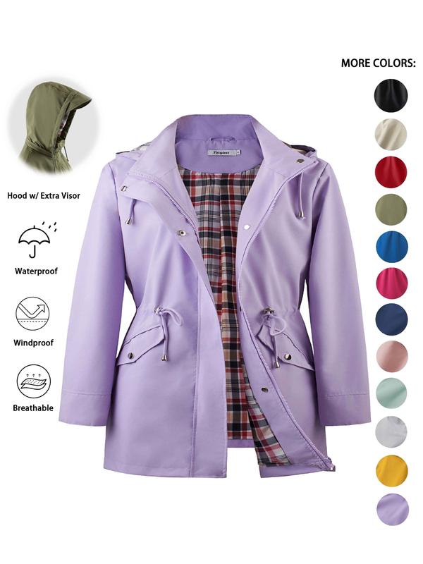 Dena | Lightweight Hooded Trench Coat for Casual Outings