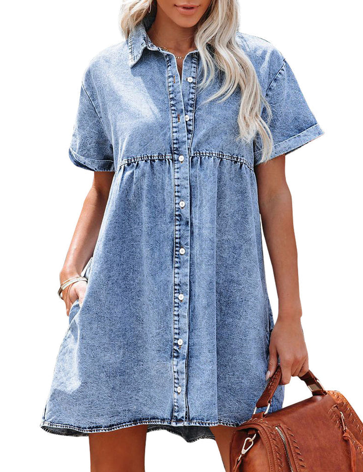 Juana | Denim Shirt Dress