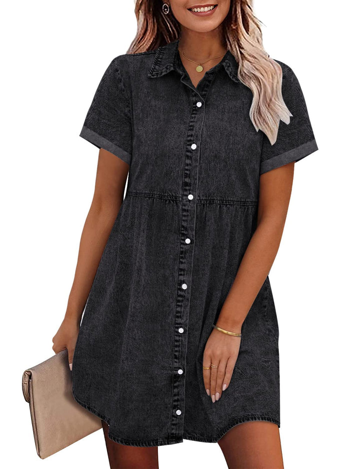 Juana | Denim Shirt Dress
