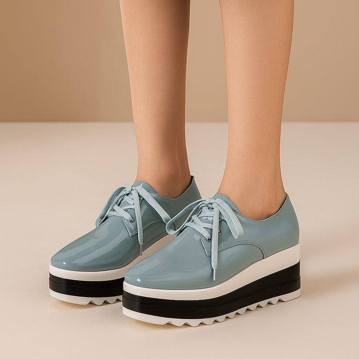 Verona | Gloss Orthopedic Platform Sneaker