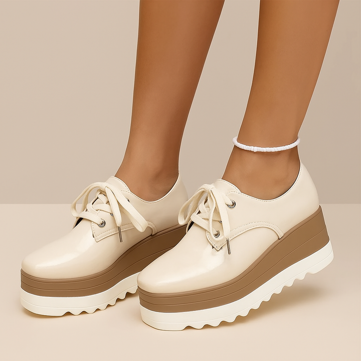 Verona | Gloss Orthopedic Platform Sneaker