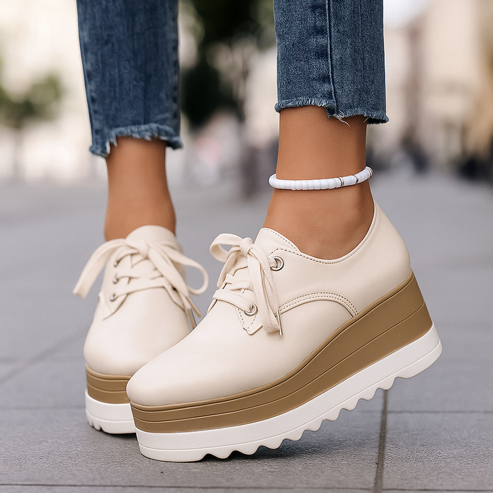 Verona | Gloss Orthopedic Platform Sneaker