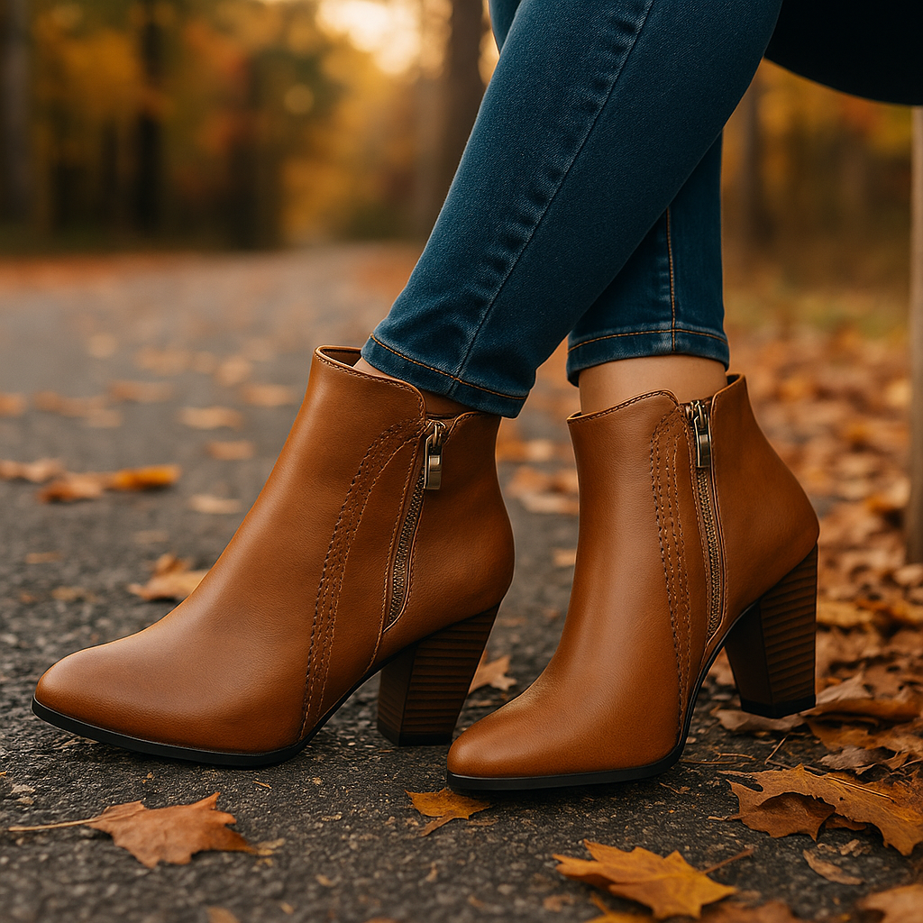 Lola | Side-Zip Ankle Boots