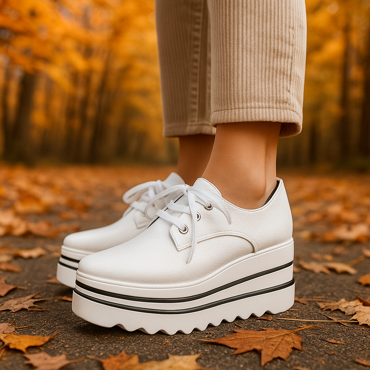 Sloane | Soft-Tone Platform Sneakers