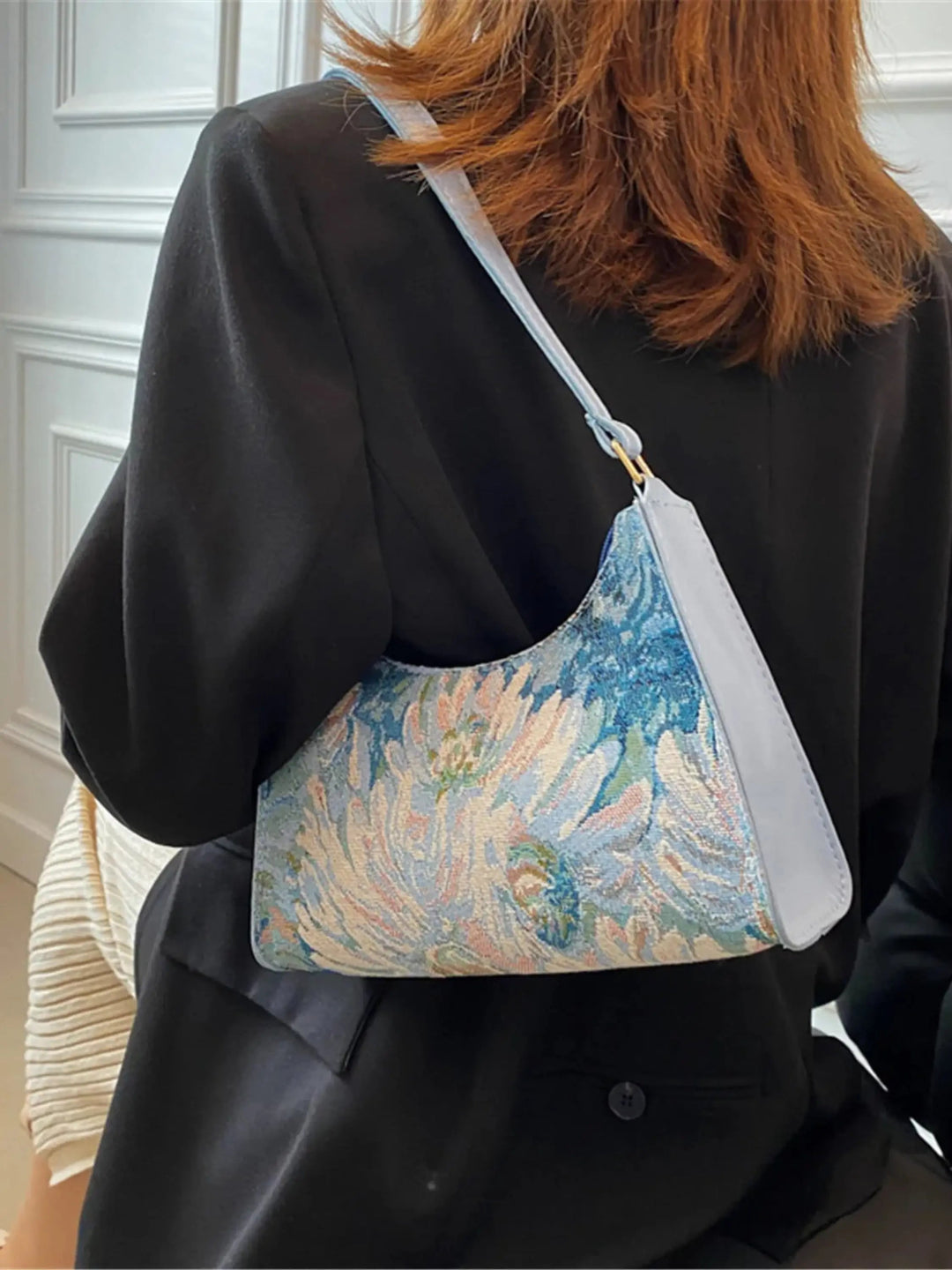 Philine | Vintage Floral Tapestry Shoulder Bag