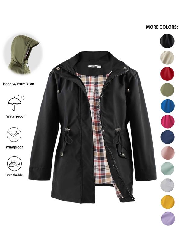 Dena | Lightweight Hooded Trench Coat for Casual Outings