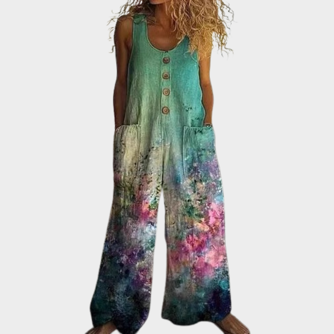 Ochiltree | Sunrise Print Jumpsuit