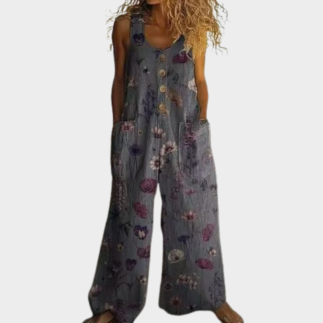 Lochty | Orchard Print Casual Jumpsuit