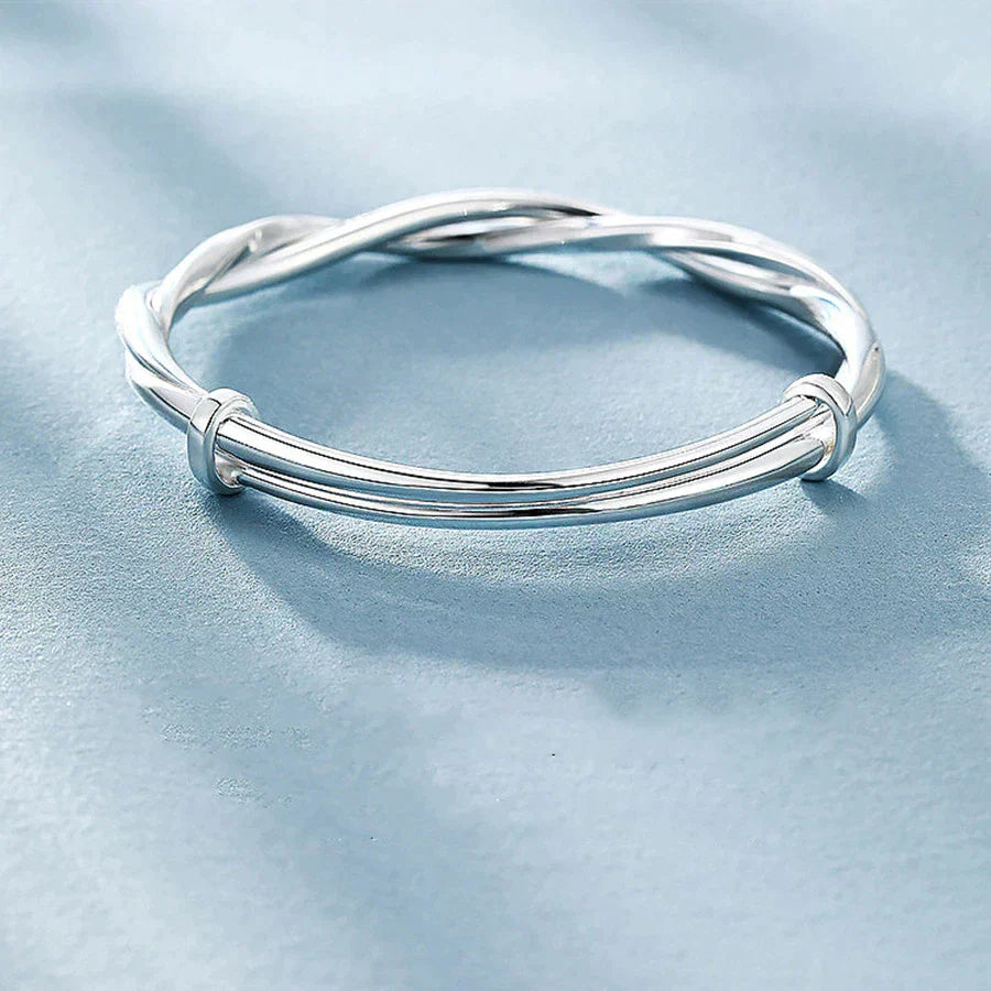 Editha | Braided Silver Bracelet