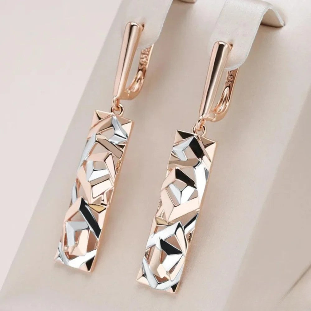 Hannah | Elegant Rectangular Earrings