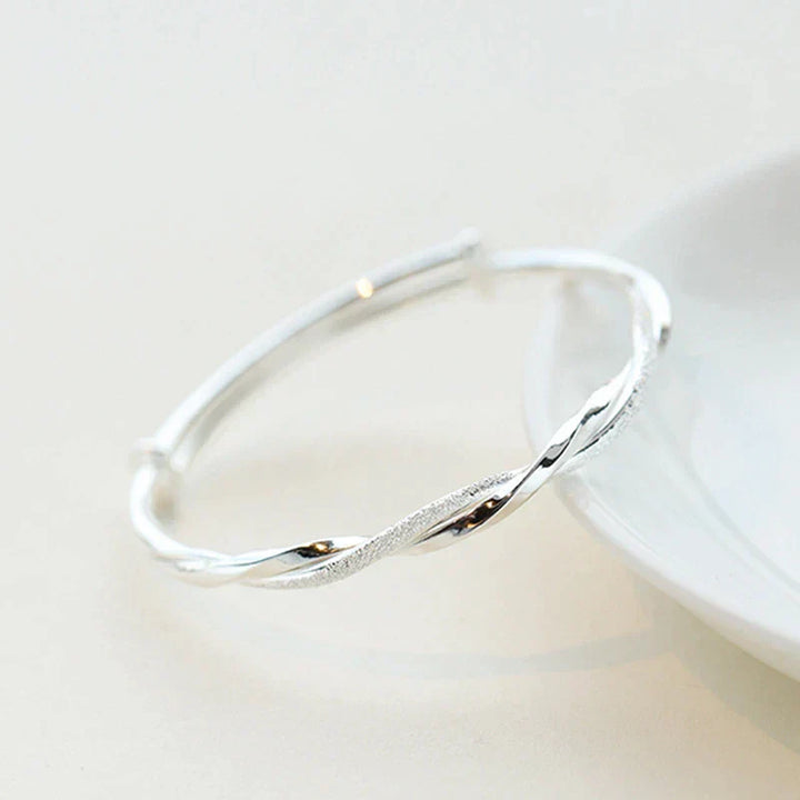 Editha | Braided Silver Bracelet