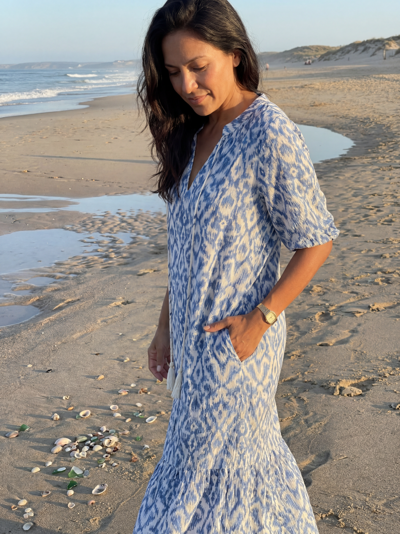 Jonah | Geometric Midi Dress