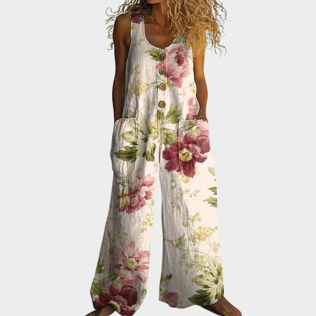 Pitcur | Wildflower Print Jumpsuit