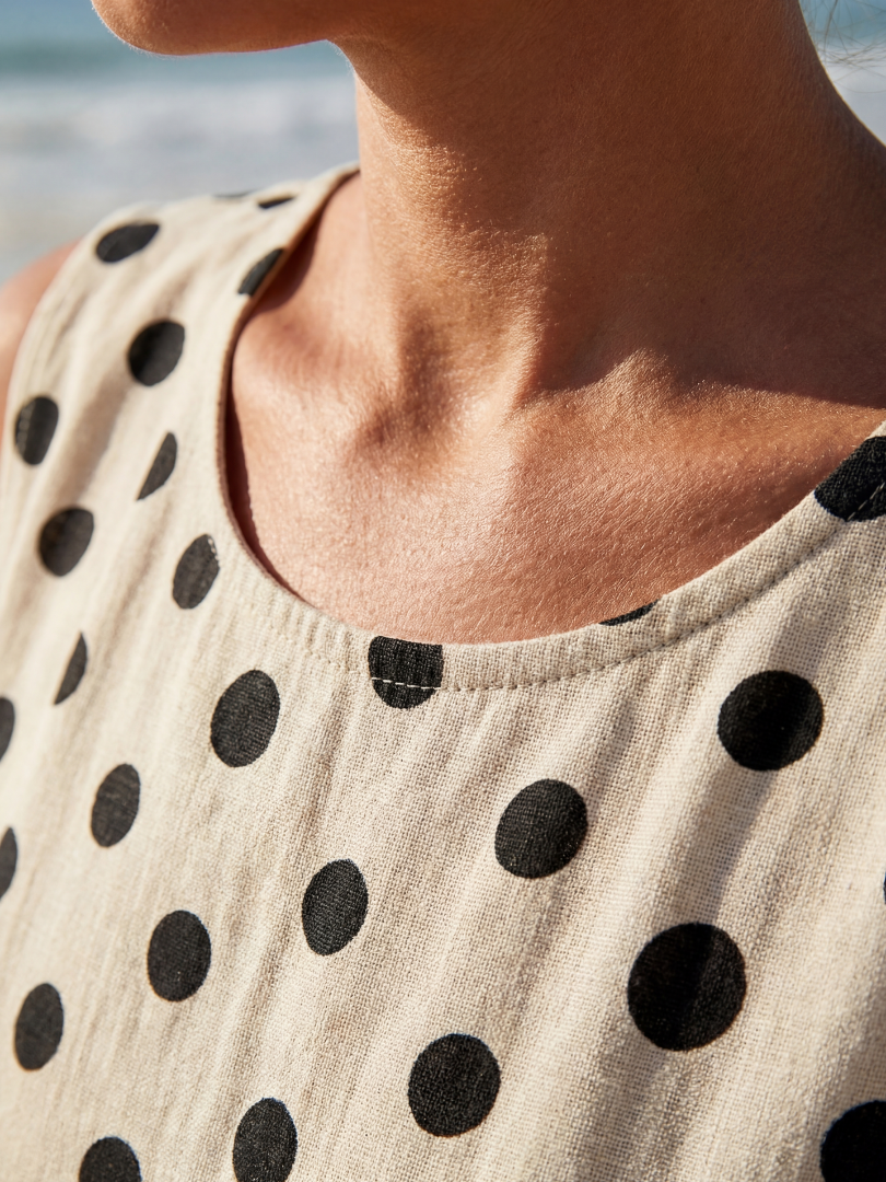 Hugo | Lightweight Polka Dot Midi Dress