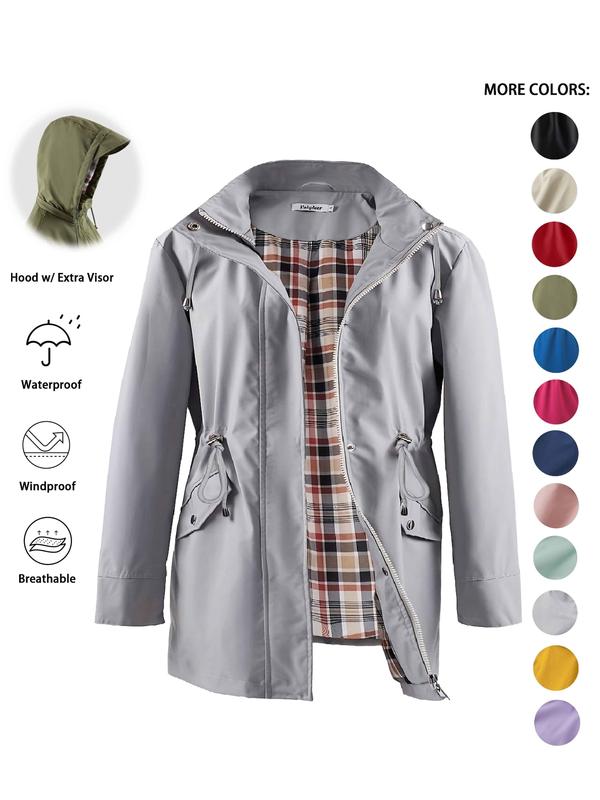 Dena | Lightweight Hooded Trench Coat for Casual Outings