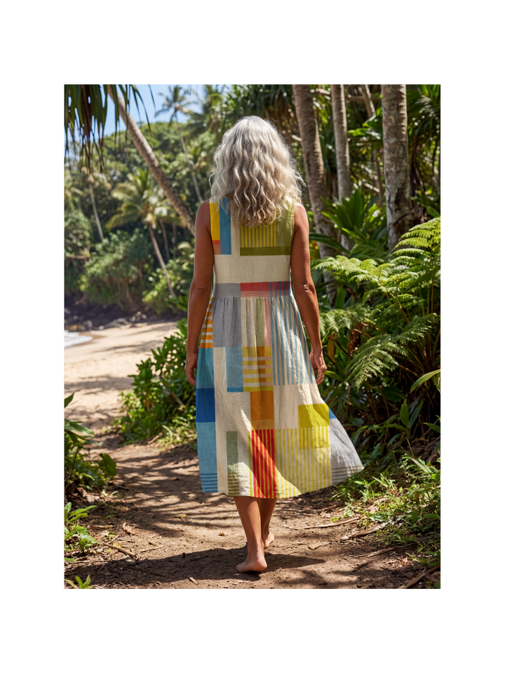 Esme | Casual Colorful Midi Dress