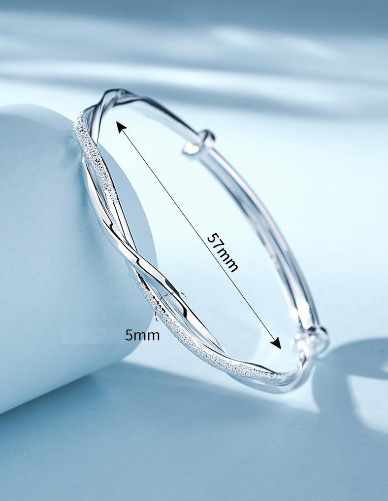 Editha | Braided Silver Bracelet