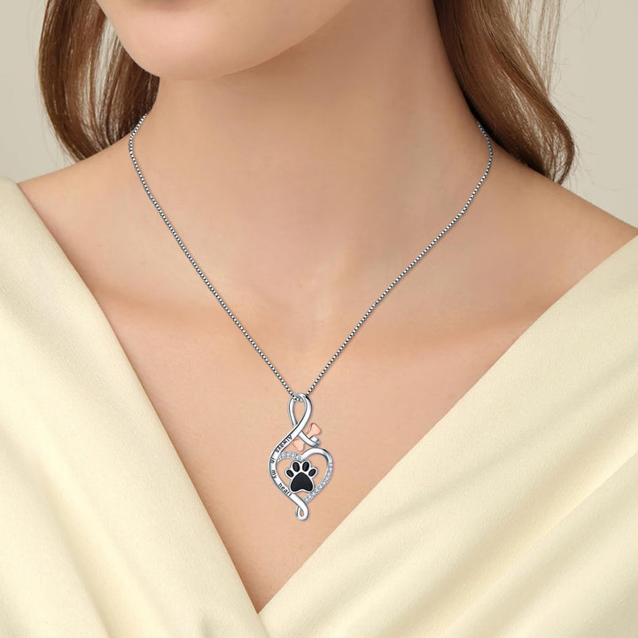 Elowen™ | Lucky Paw Shaped Pendant Necklace