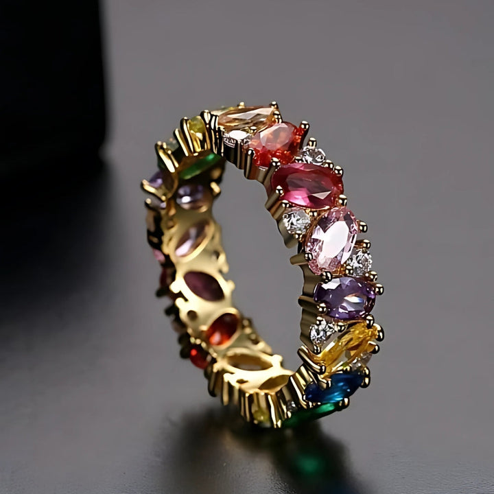 Polly | Vintage Multi Zirconia Ring