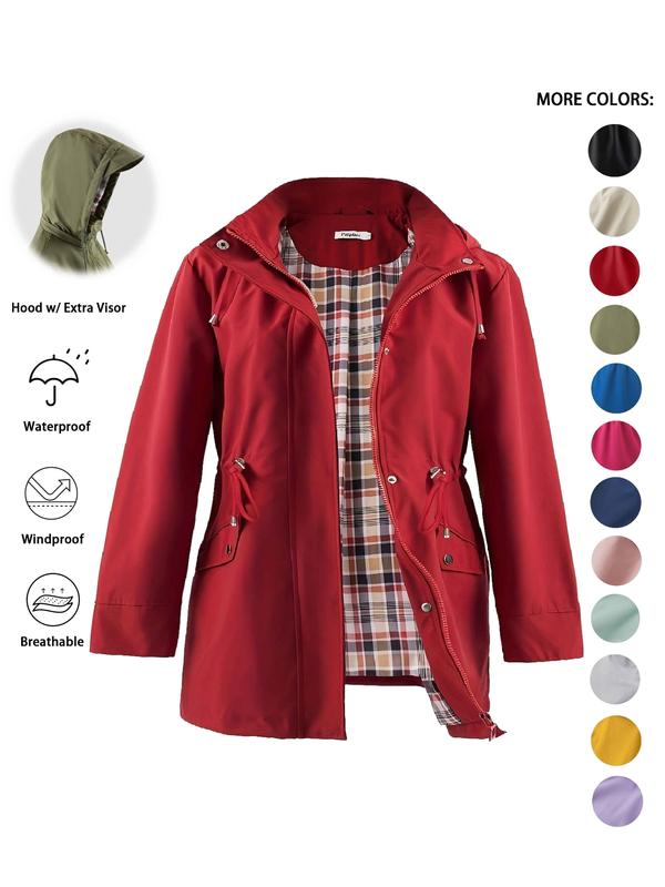 Dena | Lightweight Hooded Trench Coat for Casual Outings