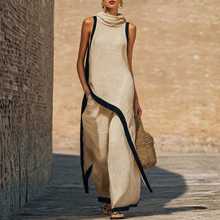 Leonora | Elegant Linen Two-Piece Set