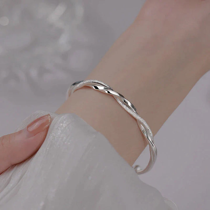Editha | Braided Silver Bracelet