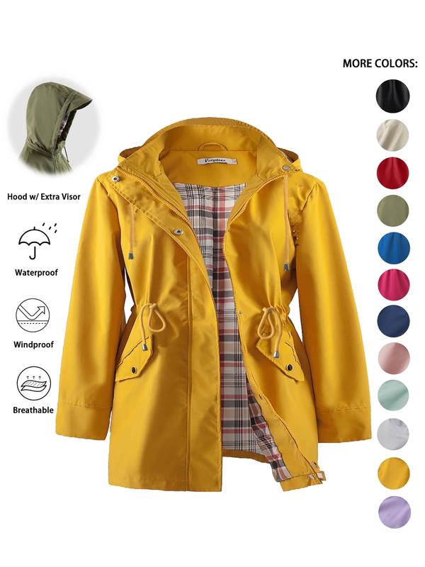 Dena | Lightweight Hooded Trench Coat for Casual Outings