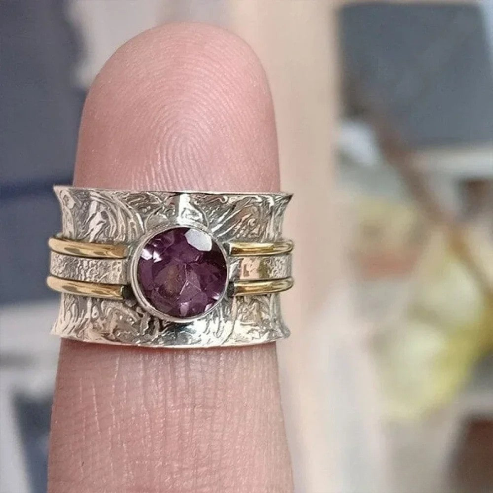 Emily | Bohemian Crystal Meditation Ring