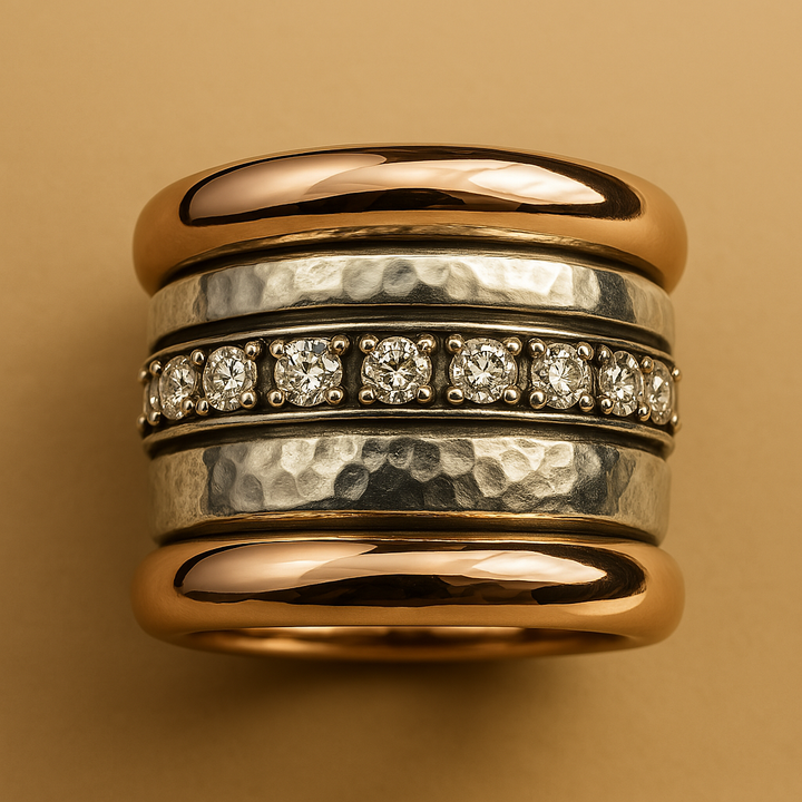 Pippa | Vintage Layered Gold Ring