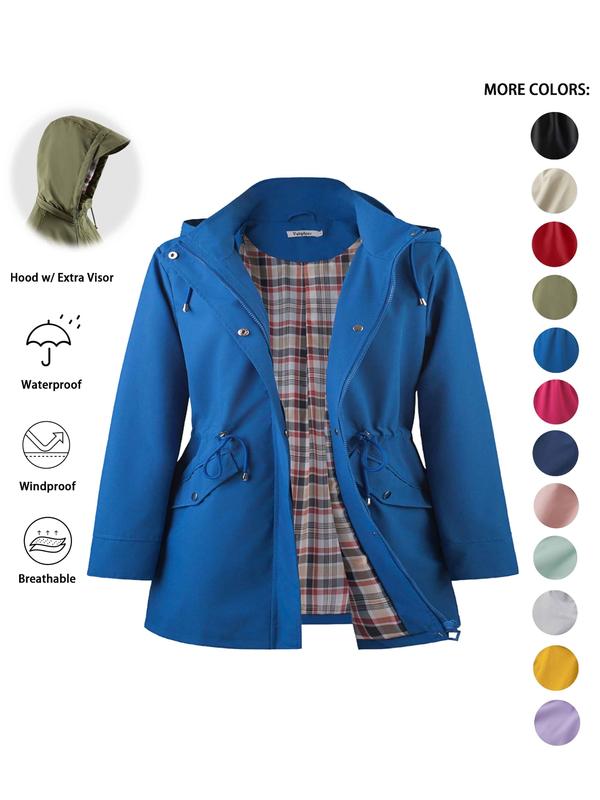 Dena | Lightweight Hooded Trench Coat for Casual Outings