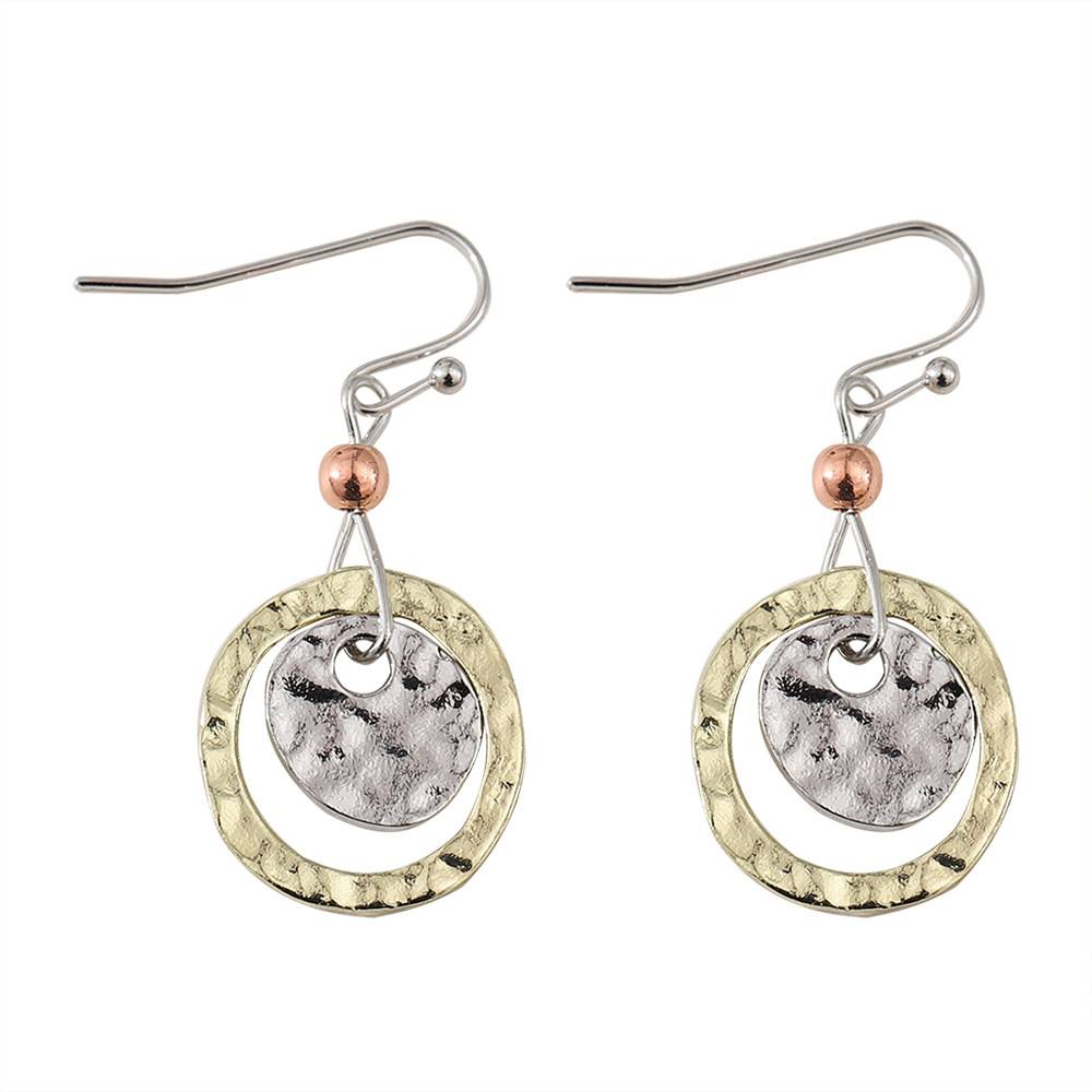 Christina | Antique Round Earrings